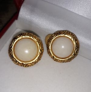 Givenchy Gold Clip on Earrings